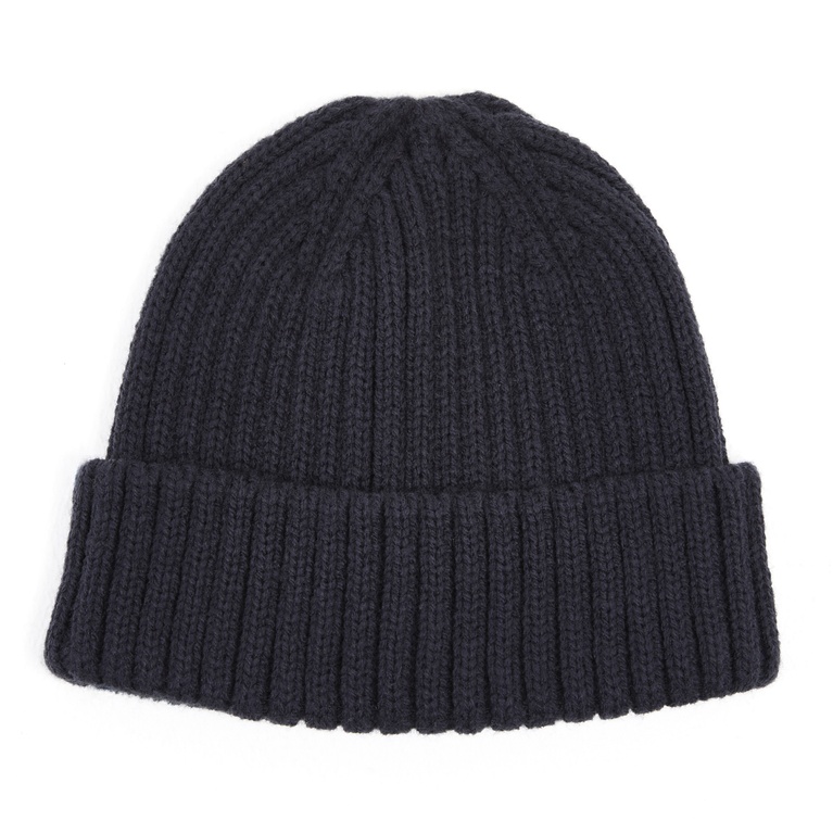 Rib-knit beanie "Docker junior" Navy